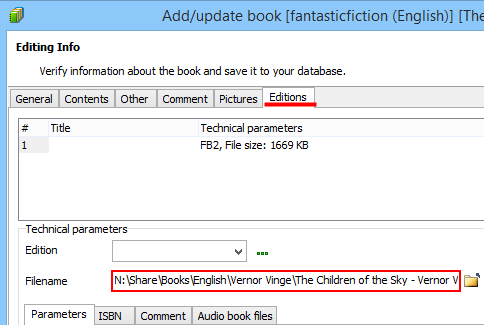 Associate with e-book files