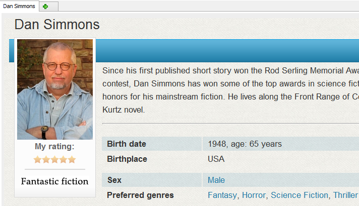 Custom fields for authors