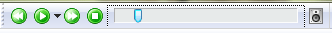 Controls of the built-in audio player