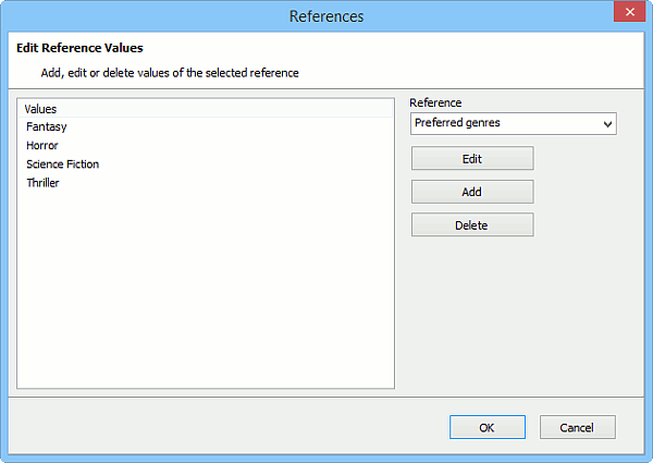 Enter values for custom fields